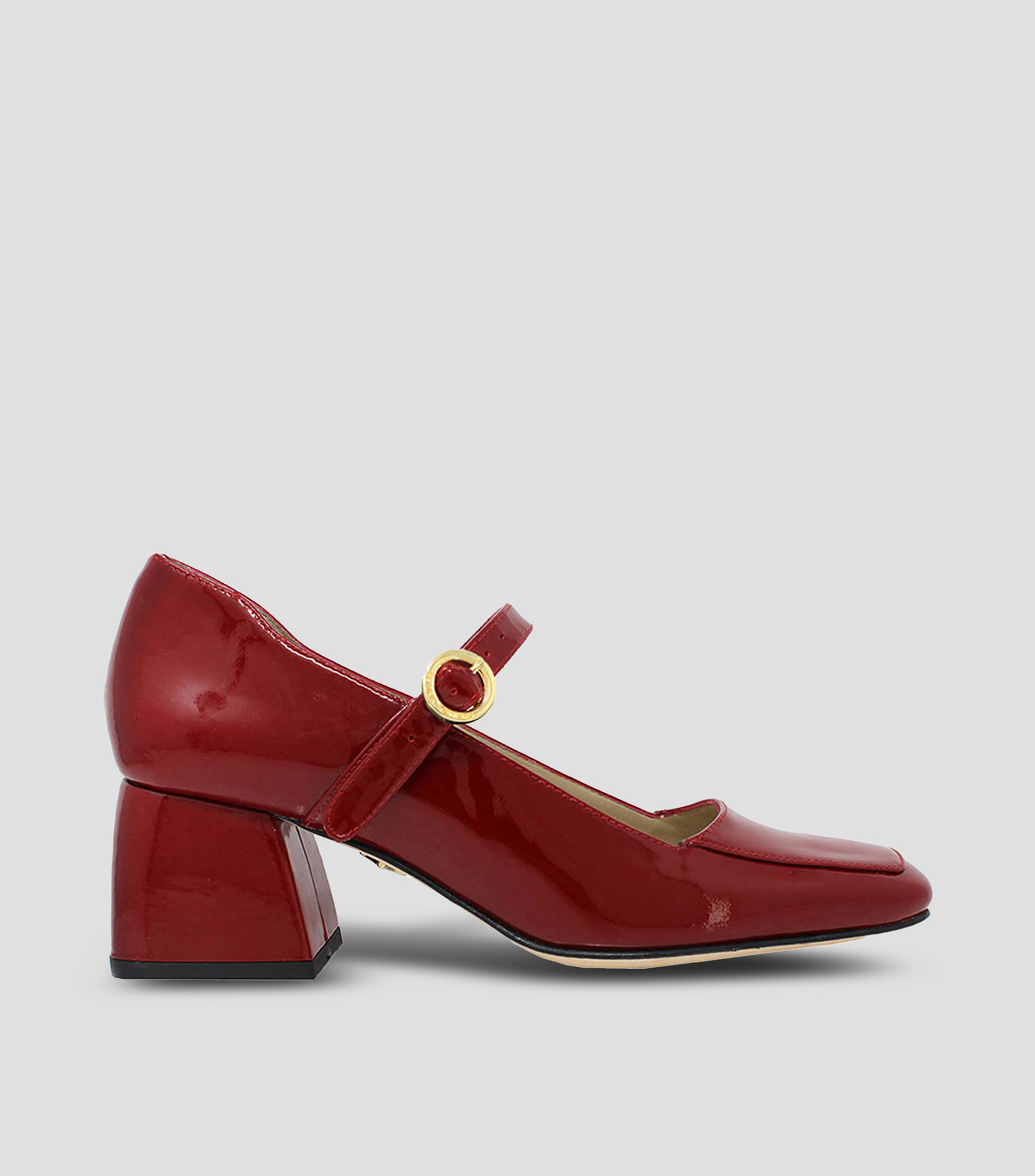 Zapatillas Mary Jane Mati con tacón bajo y ancho Mujer